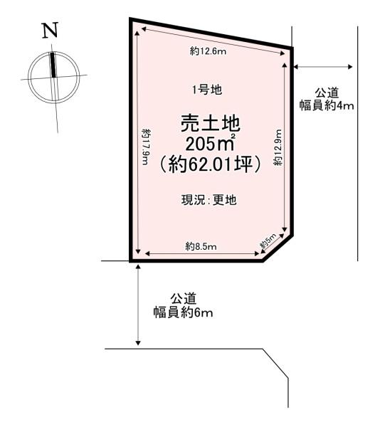 斑鳩町龍田南6丁目　売土地　1号地