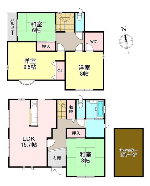 香芝市尼寺３丁目の中古一戸建て