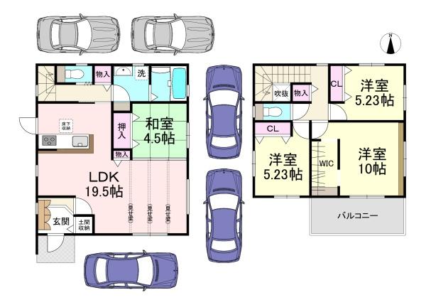 橿原市菖蒲町1丁目　新築戸建