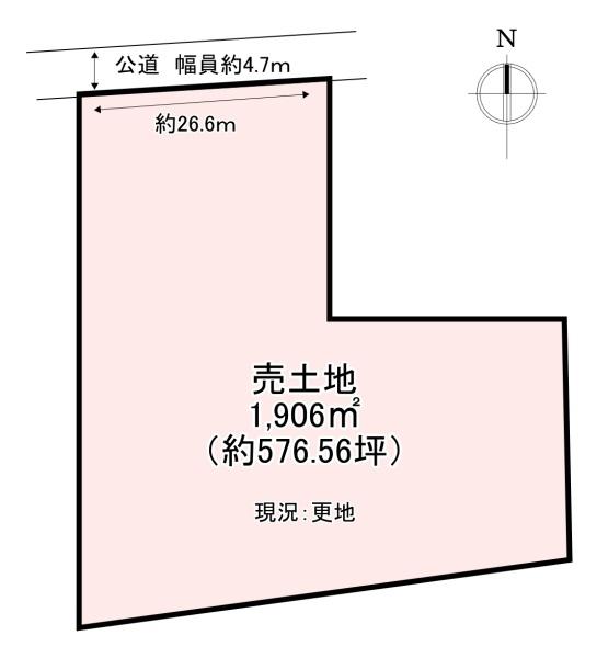 香芝市鎌田　売土地