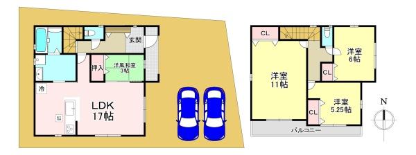 北葛城郡広陵町萱野　3号棟　新築戸建