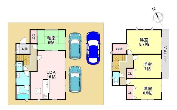 北葛城郡上牧町下牧3丁目　中古戸建
