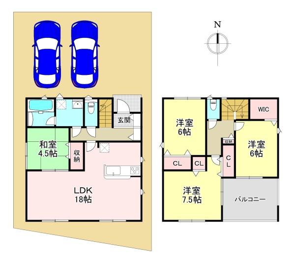 香芝市北今市７丁目　新築戸建