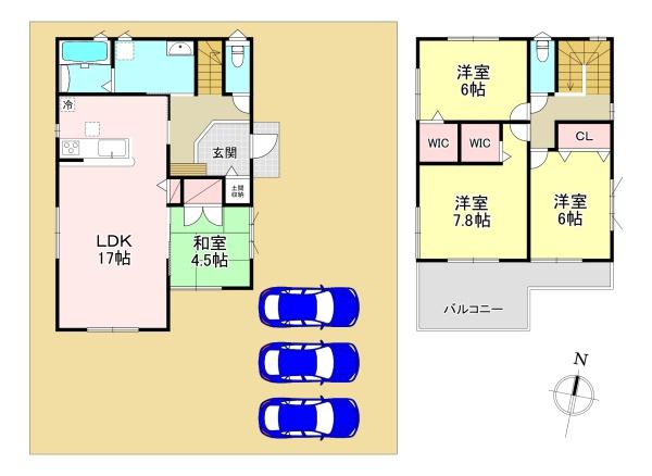 北葛城郡第5広陵町大野6号棟　新築戸建
