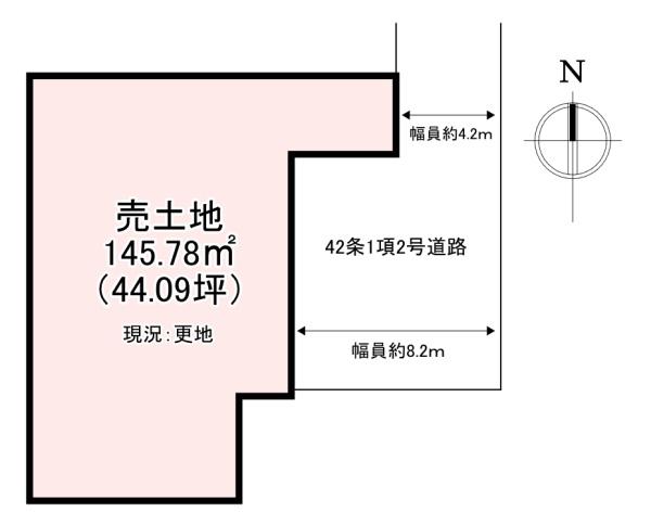 香芝市鎌田の売土地