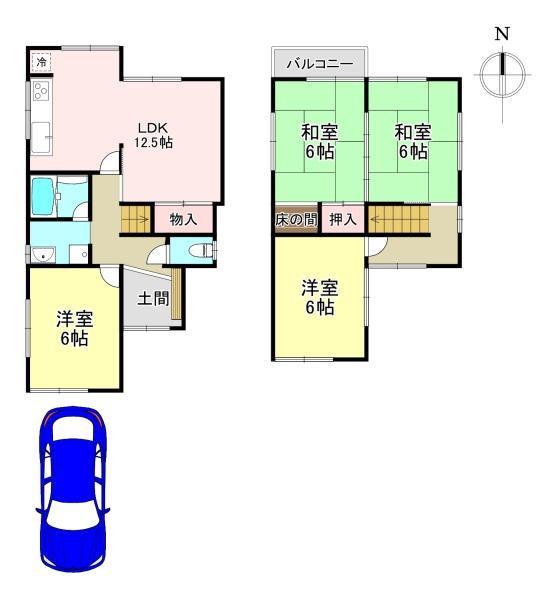 葛城市當麻元大橋方　中古戸建