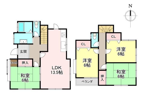 香芝市北今市1丁目　中古戸建