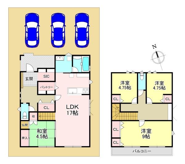 北葛城郡広陵町大字安部の中古一戸建て