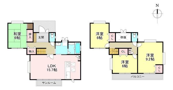 香芝市旭ケ丘5丁目 中古戸建