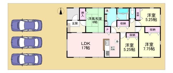 桜井市大豆越7期 4号棟 新築戸建