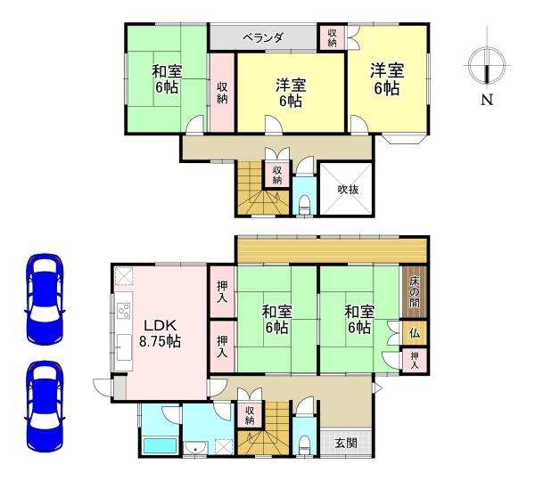香芝市関屋北７丁目の中古一戸建て
