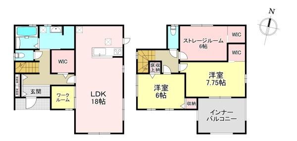 香芝市磯壁1丁目　新築戸建　1号棟