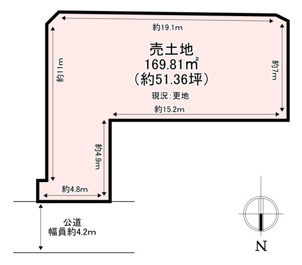 香芝市藤山2丁目　売土地