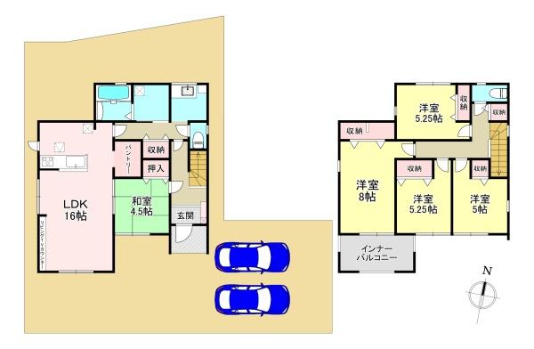生駒郡斑鳩町龍田4丁目　1号棟　新築戸建