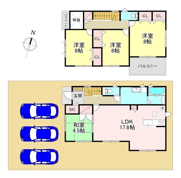 北葛城郡第5広陵町大野２号棟　新築戸建