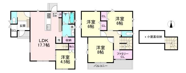 タマタウン天理勾田町　3号棟　新築戸建