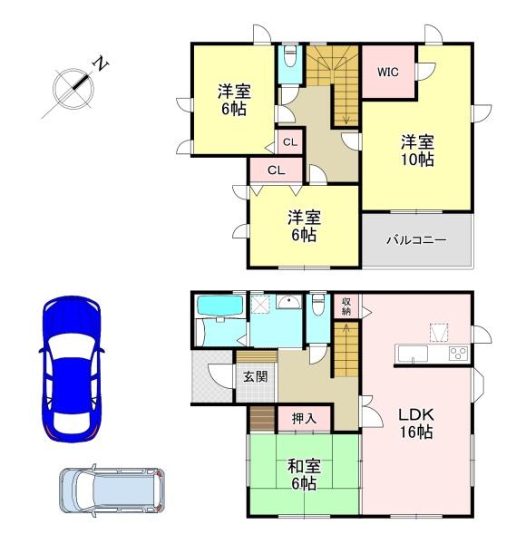 香芝市旭ケ丘５丁目の中古一戸建て