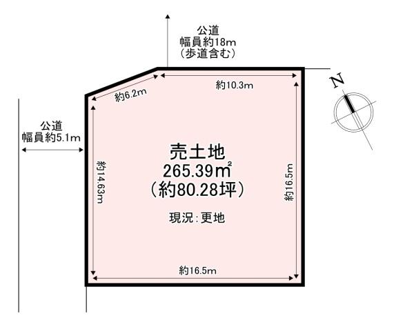 北葛城郡上牧町桜ヶ丘3丁目　売土地