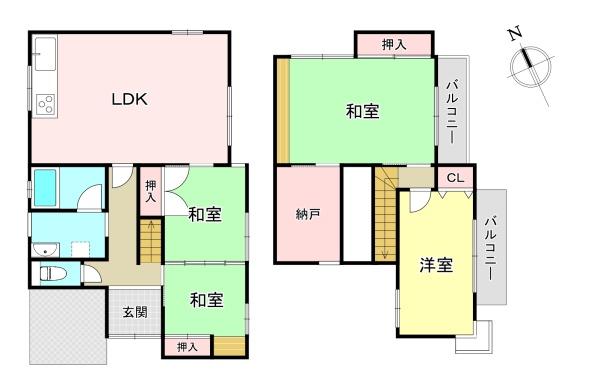生駒郡斑鳩町神南4丁目　中古戸建
