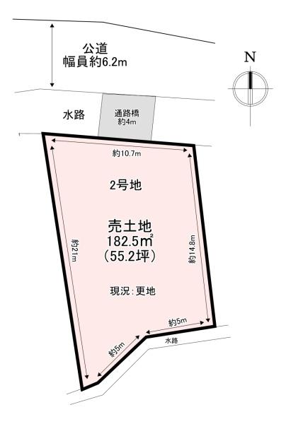 香芝市穴虫　売土地　2号地