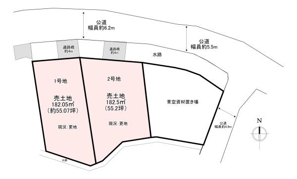 香芝市穴虫　売土地　2号地