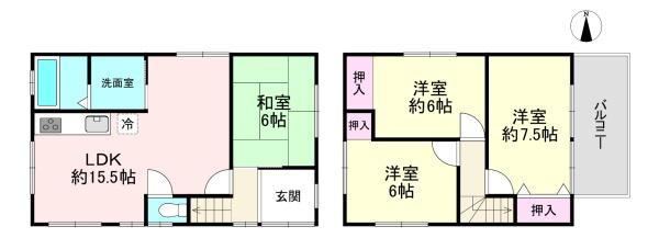 天理市平等坊町の中古一戸建て