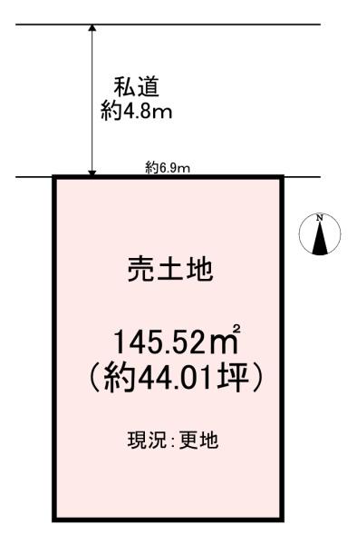 橿原市東坊城町の土地
