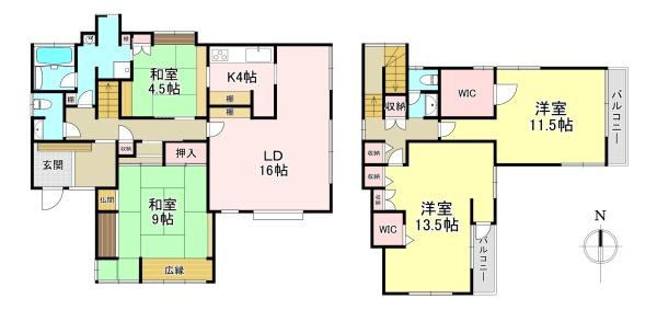 香芝市関屋北3丁目　中古戸建
