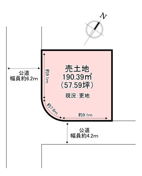 北葛城郡河合町泉台2丁目　売土地