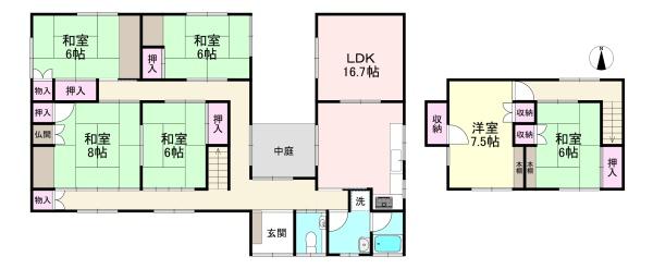 橿原市新口町の中古一戸建て