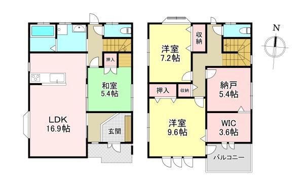 香芝市旭ケ丘３丁目の中古一戸建て