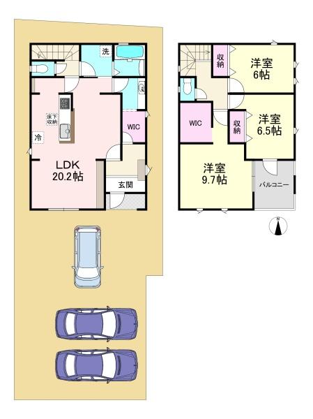 大和高田市西坊城9期　2号棟　新築戸建