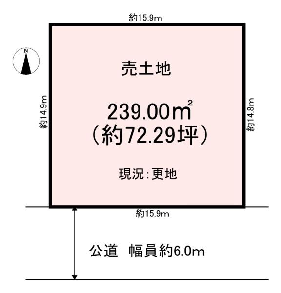 桜井市大字阿部　売土地