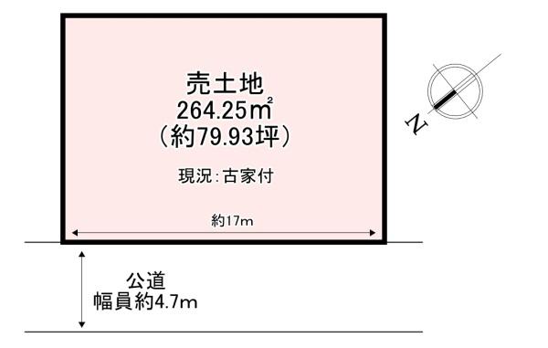 生駒郡三郷町三室1丁目　売土地