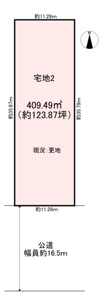 磯城郡田原本町大字阪手　宅地2　売土地