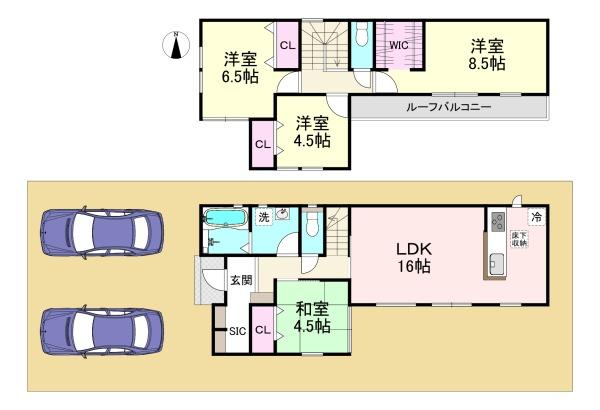 橿原市常盤町　第1期　2号棟　新築戸建