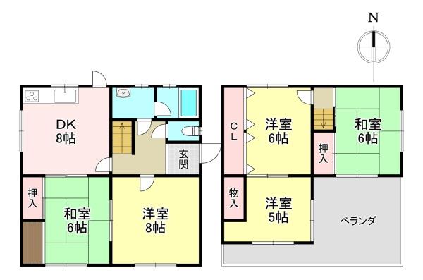 北葛城郡上牧町桜ヶ丘1丁目　中古戸建