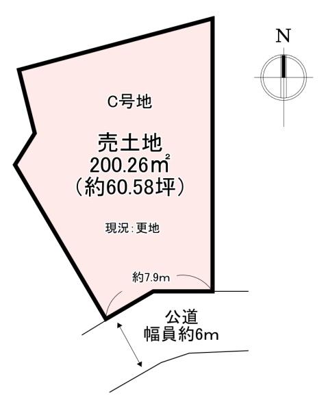 北葛城郡広陵町三吉　売土地　C号地