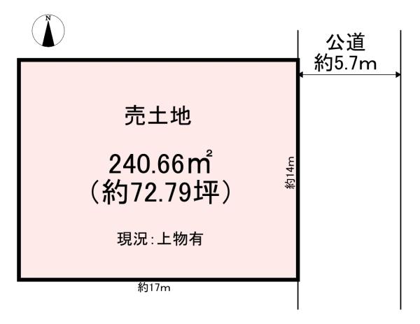 橿原市山之坊町の土地