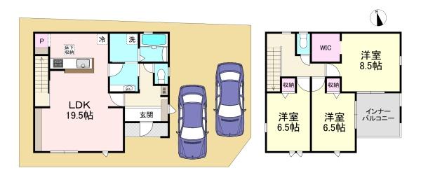 天理市平等坊町2期　1号棟　新築戸建