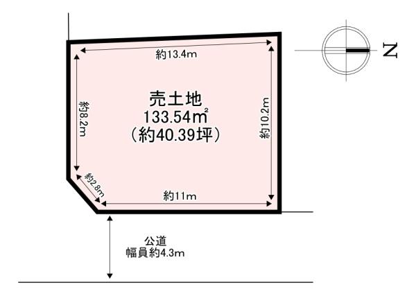 香芝市鎌田　売土地