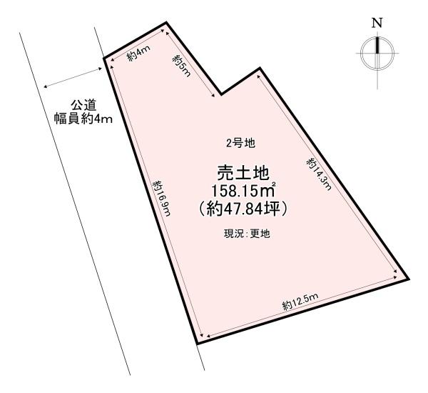 葛城市加守　売土地　2号地