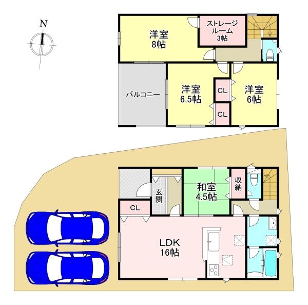 香芝市今泉第4　新築戸建　1号棟