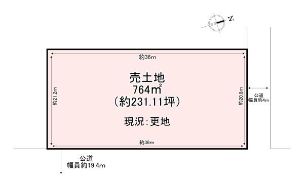 北葛城郡広陵町馬見北２丁目の土地