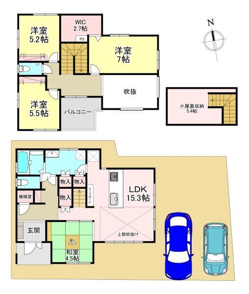 香芝市狐井　新築戸建　2期7号地