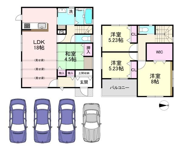 橿原市菖蒲町4丁目　新築戸建