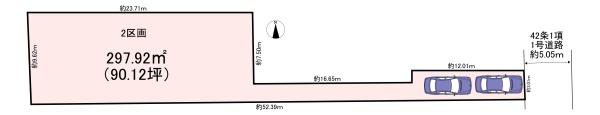 天理市富堂町　2区画　売土地