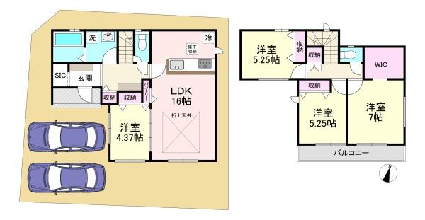 桜井市西之宮　1号棟　新築戸建