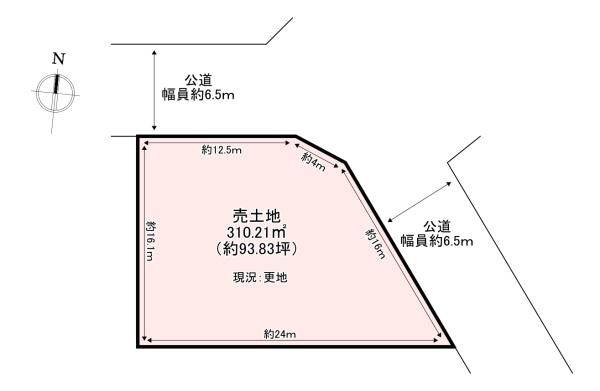 香芝市関屋北2丁目　売土地