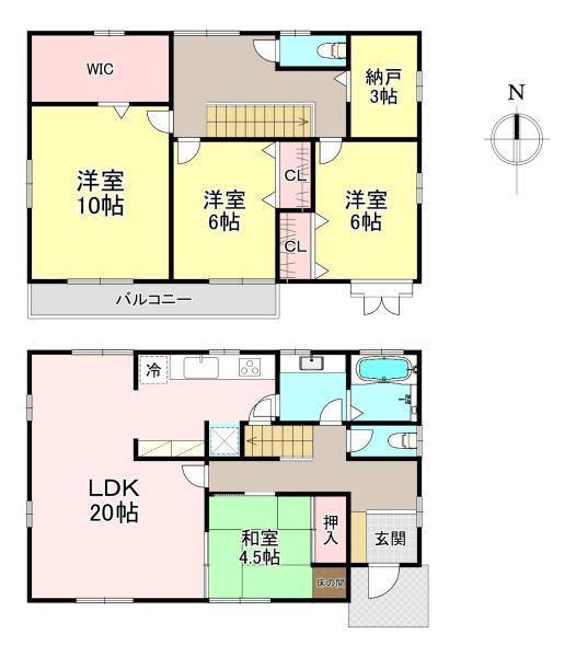 香芝市旭ケ丘５丁目の中古一戸建て